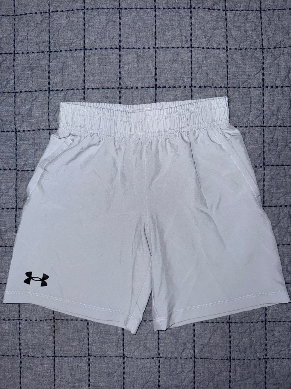 Under Armour youth extra small YXS boys shorts gray